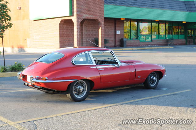 Jaguar E-Type spotted in Guelph, Ontario, Canada
