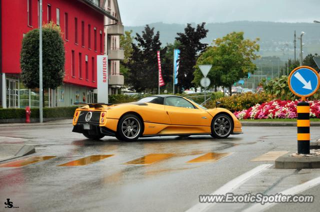 Pagani Zonda spotted in Gland, Switzerland