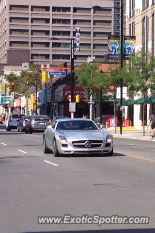 Mercedes SLS AMG spotted in Toronto, Ontario, Canada