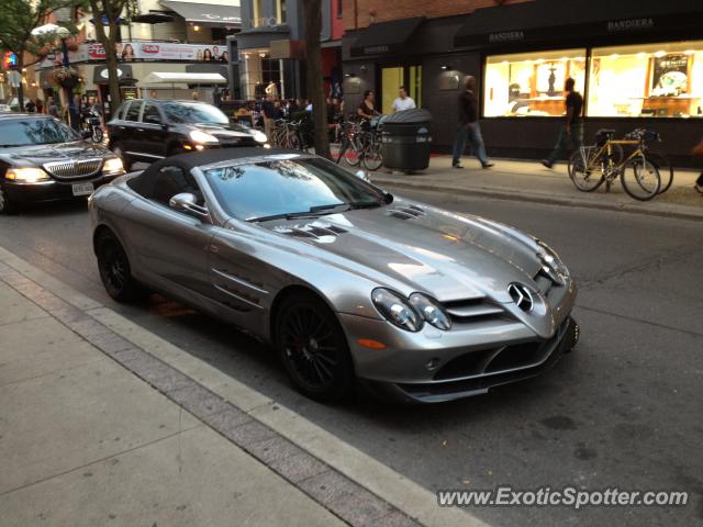 Mercedes SLR spotted in Toronto, Ontario, Canada