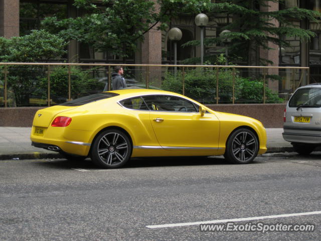 Bentley Continental spotted in Glasgow, United Kingdom