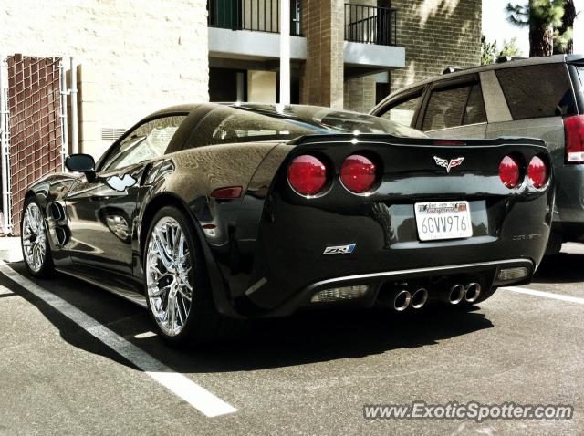 Chevrolet Corvette ZR1 spotted in Orange, California