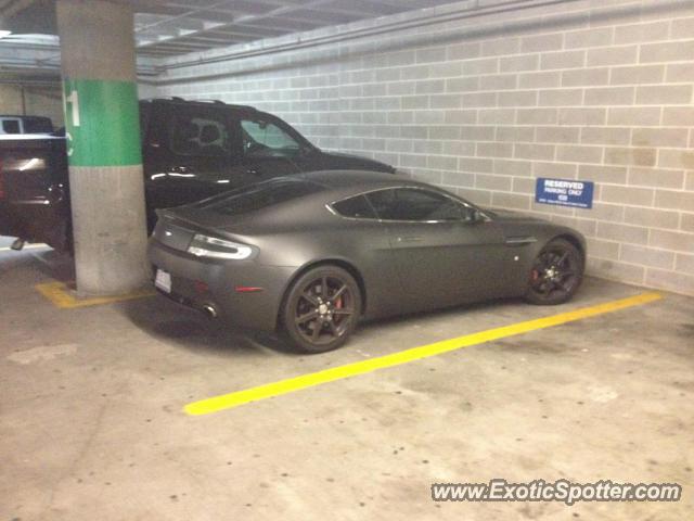 Aston Martin Vantage spotted in Boston, Massachusetts