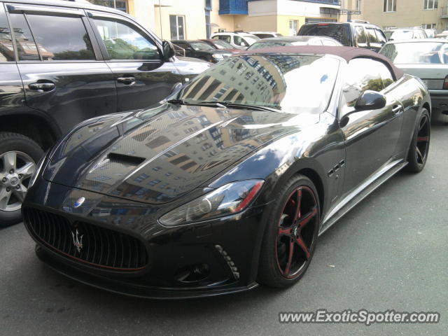 Maserati GranCabrio spotted in Kiev, Ukraine