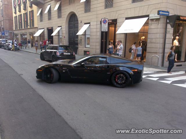 Chevrolet Corvette Z06 spotted in Milano, Italy