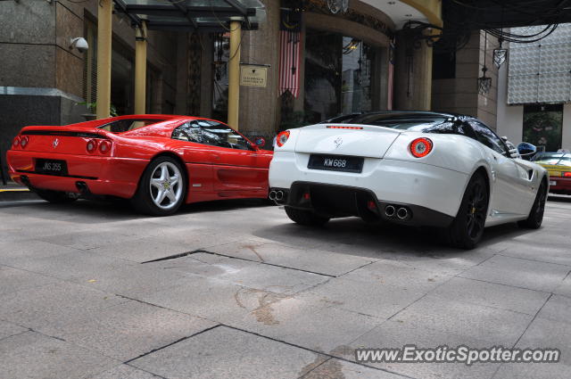 Ferrari 599GTB spotted in Bukit Bintang KL, Malaysia