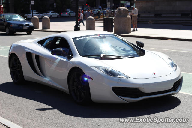 Mclaren MP4-12C spotted in Boston, United States