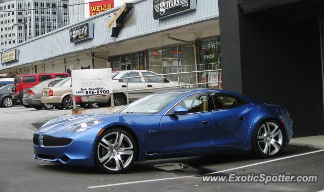 Fisker Karma spotted in Atlanta, Georgia