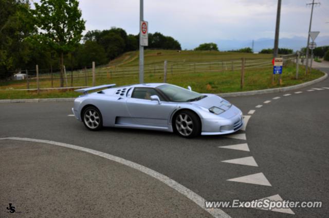 Bugatti EB110 spotted in Geneva, Switzerland