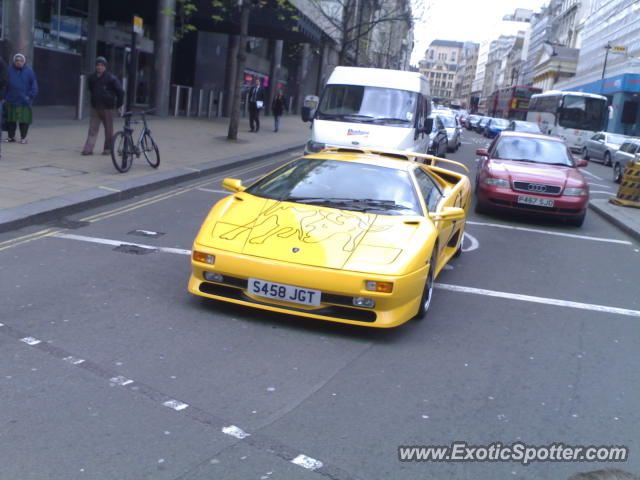 Lamborghini Diablo spotted in London, United Kingdom