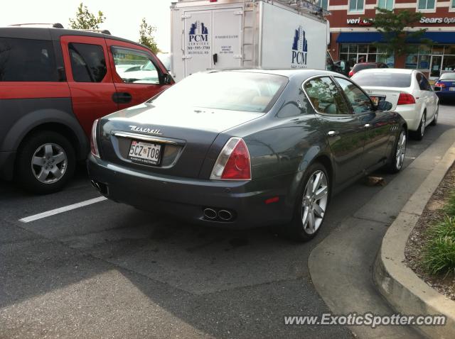 Maserati Quattroporte spotted in College Park, Maryland