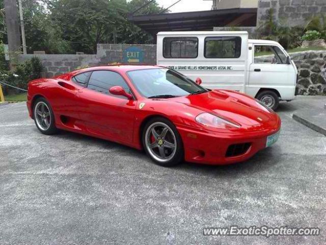 Ferrari 360 Modena spotted in Quezon city, Philippines