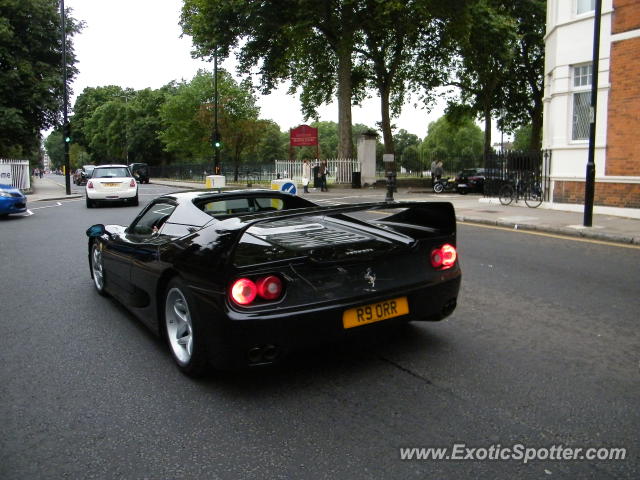 Ferrari F50 spotted in London, United Kingdom