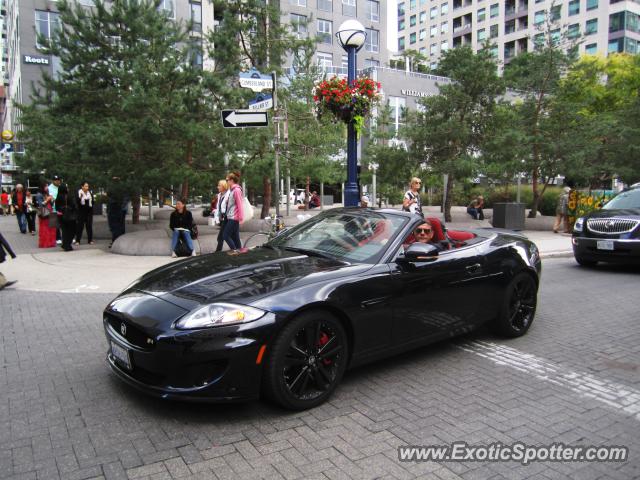 Jaguar XKR-S spotted in Toronto, Canada