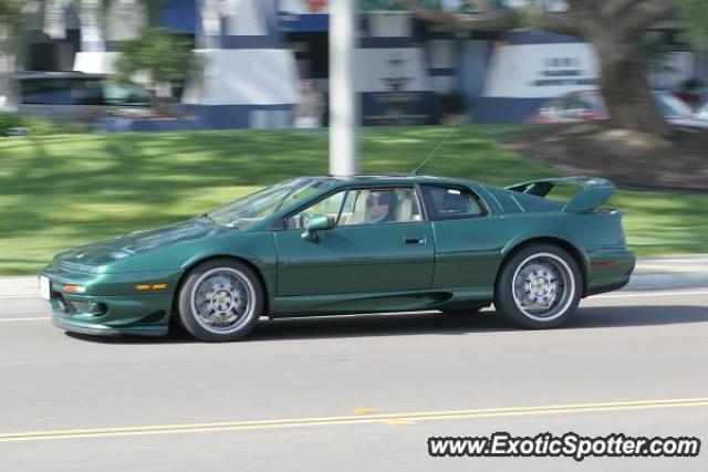 Lotus Esprit spotted in Carlsbad, California