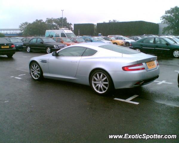 Aston Martin DB7 spotted in Silverstone, United Kingdom