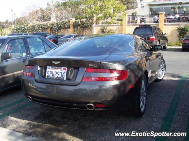 Aston Martin DB9 spotted in Calabasas, California