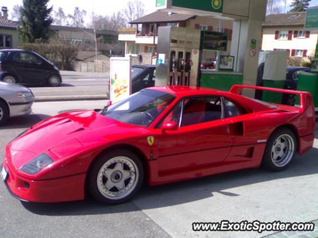 Ferrari F40 spotted in Lausanne, Switzerland