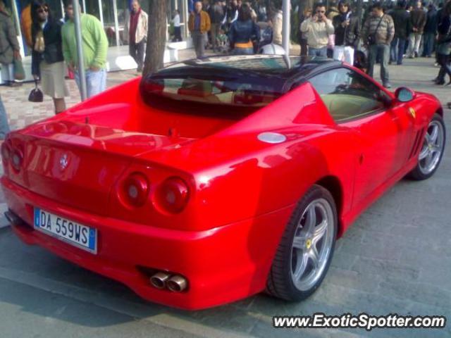 Ferrari 575M spotted in Milano Marittima, Italy