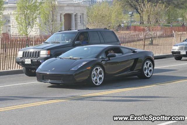 Lamborghini Gallardo spotted in Washington D.C., Maryland