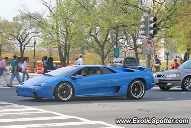 Lamborghini Diablo spotted in Washington D.C, Maryland