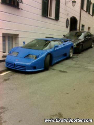 Bugatti EB110 spotted in Portofino, Italy