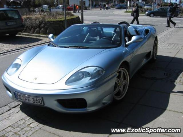 Ferrari 360 Modena spotted in Spa, Germany