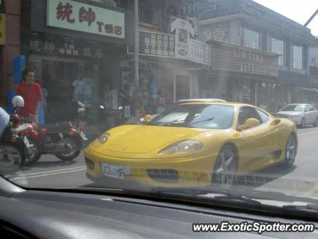 Ferrari 360 Modena spotted in Tainan, Taiwan