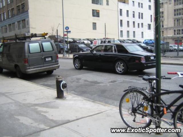 Rolls Royce Phantom spotted in East Village, New York