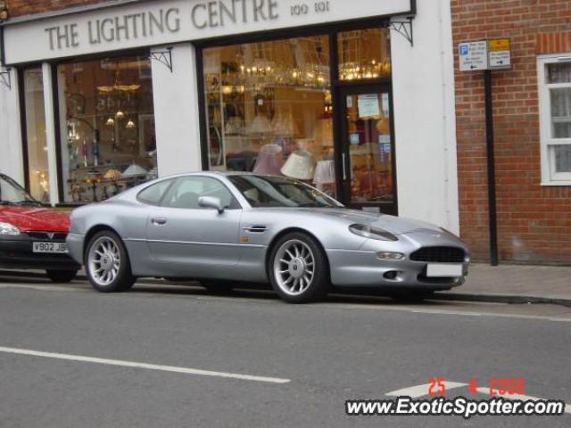 Aston Martin DB7 spotted in Newbury, United Kingdom
