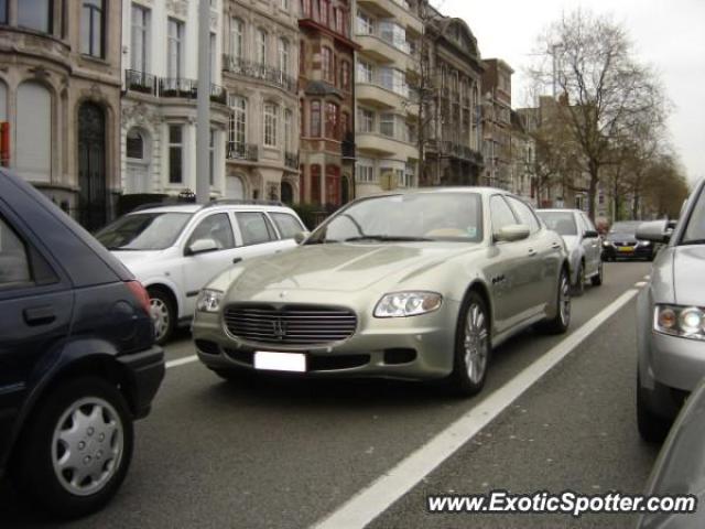 Maserati Quattroporte spotted in Bruxelles, Belgium