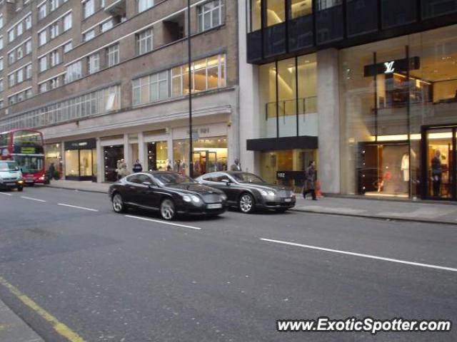 Bentley Continental spotted in London, United Kingdom