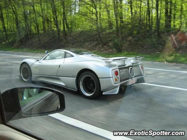 Pagani Zonda spotted in Halle, Belgium