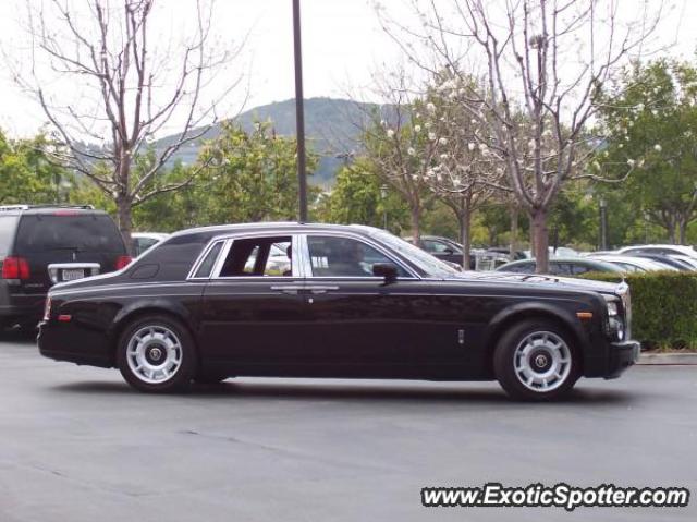 Rolls Royce Phantom spotted in Calabasas, California