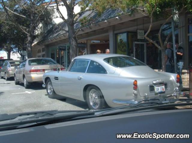 Aston Martin DB5 spotted in Carmel, California
