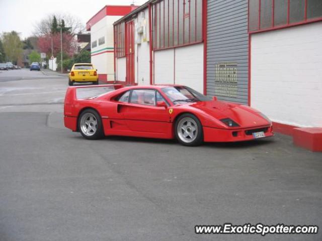 Ferrari F40 spotted in Langenfeld, Germany