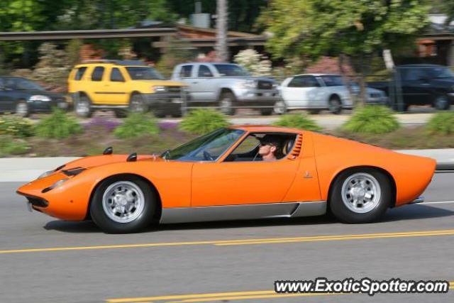Lamborghini Miura spotted in Calabasas, California