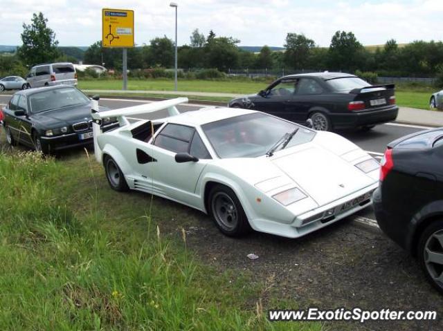 Lamborghini Countach spotted in Nürburgring, Germany