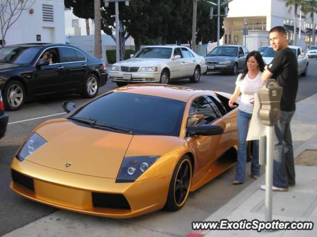 Lamborghini Murcielago spotted in Beverly Hills, California