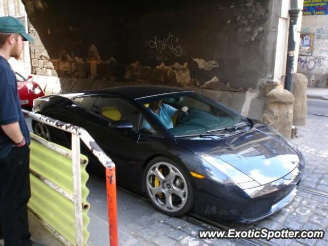 Lamborghini Gallardo spotted in Prague, Czech Republic