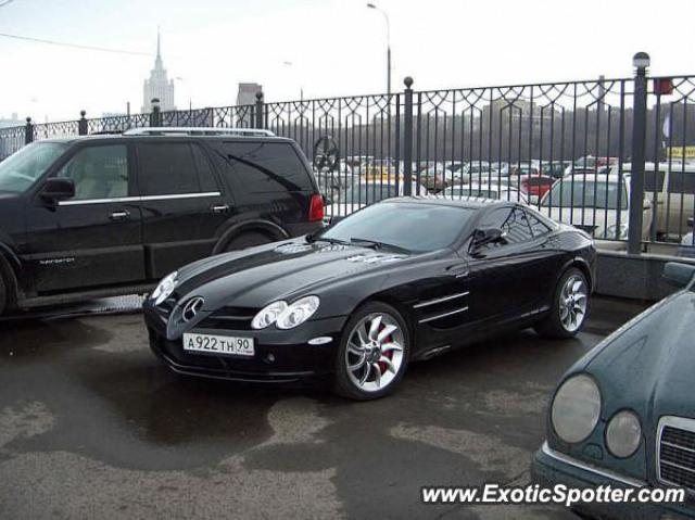 Mercedes SLR spotted in Moscow, Russia