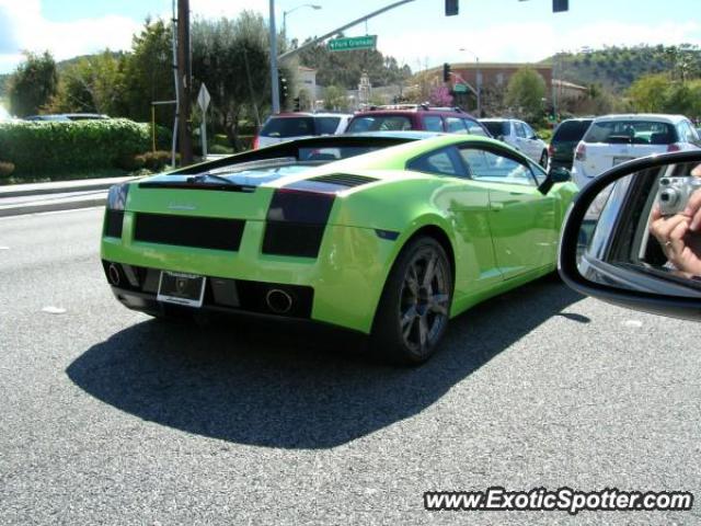 Lamborghini Gallardo spotted in Calabasas, California