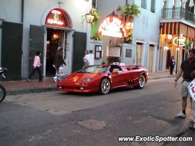 Lamborghini Diablo spotted in New Orleans, Louisiana