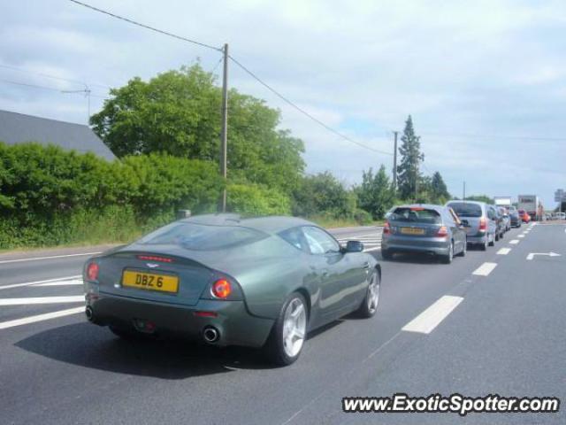 Aston Martin Zagato spotted in Sées, France