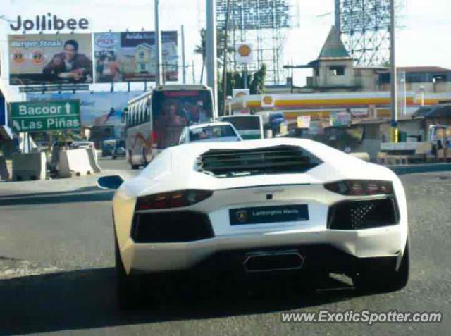 Lamborghini Aventador spotted in Cavite city, Philippines