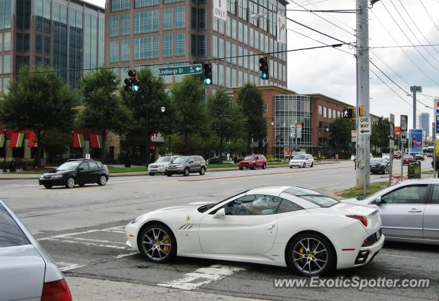 Ferrari California spotted in Atlanta, Georgia