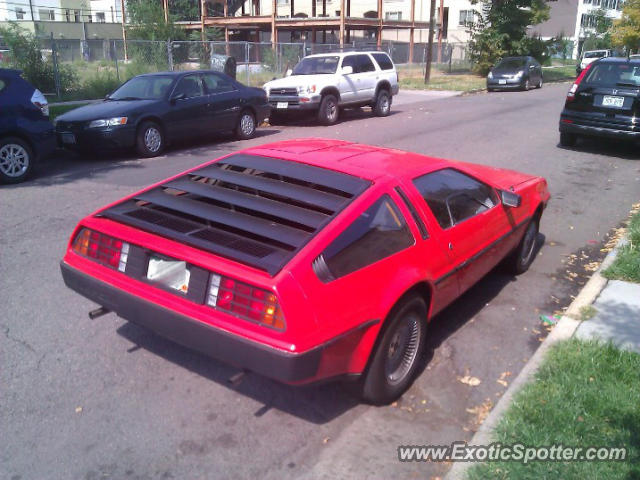 DeLorean DMC-12 spotted in Denver, Colorado