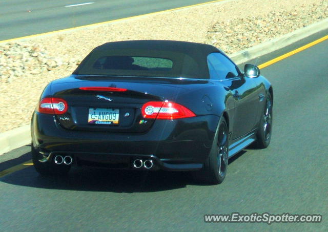 Jaguar XKR spotted in Oro Valley, Arizona