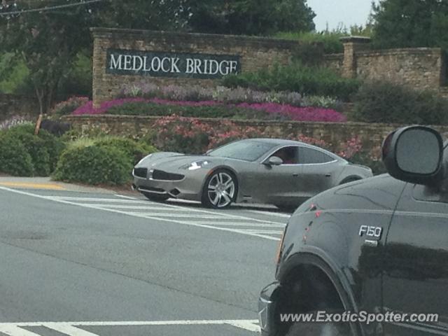 Fisker Karma spotted in Alpharetta, Georgia