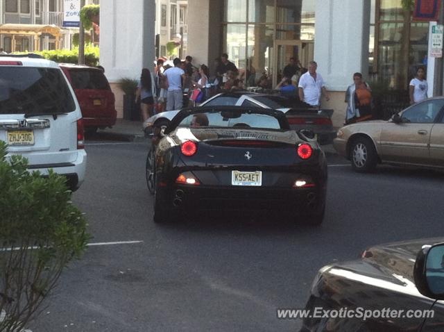 Ferrari California spotted in Long Branch, New Jersey